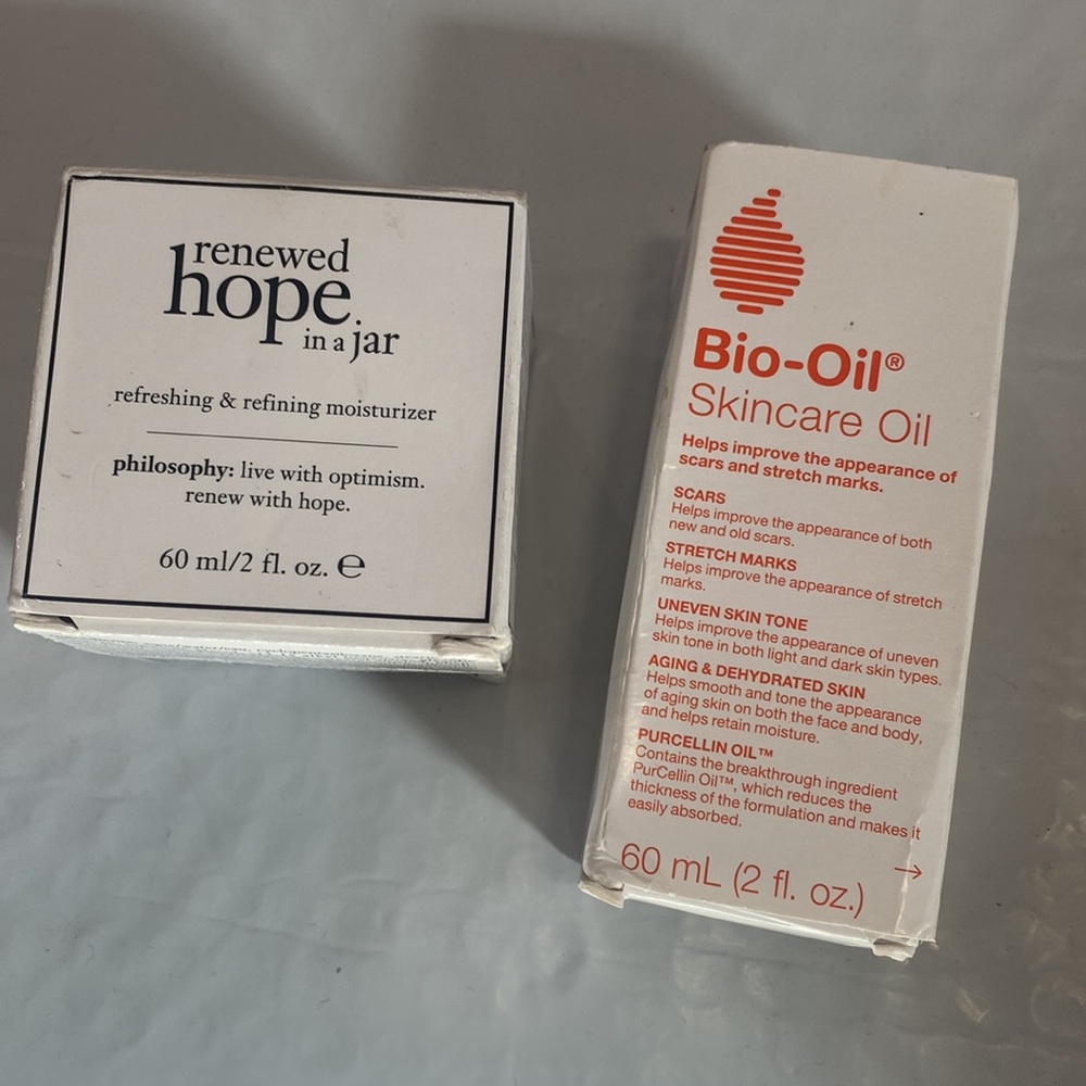 renewed hope in a jar moisturizer with Bio-Oil skincare